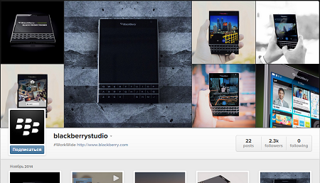 BlackBerry зарегистрировала официальный аккаунт в Instagram, Miracle, 28 ноя 2014, 17:12, Безымянный.png