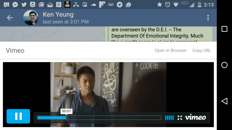 Telegram позволит смотреть ролики из YouTube и осуществлять поиск по чату, Miracle, 20 июл 2015, 17:26, 1.png