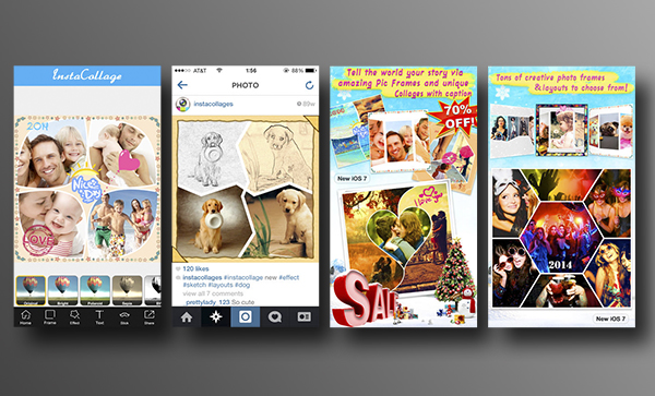 5 самых популярных бесплатных приложений для Instagram, Miracle, 15 сен 2014, 19:45, InstaCollage_Pro_600.jpg