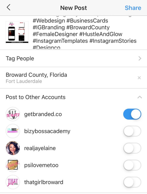 Instagram разрешит постить в нескольких аккаунтах одновременно, Miracle, 12 янв 2019, 12:14, Instagram-Post-To-Multiple-Accounts.jpg