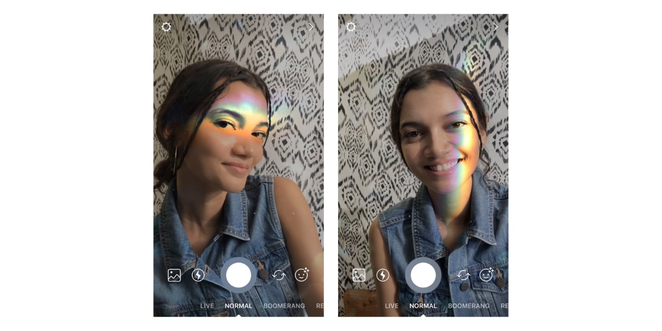 Новые фильтры в Instagram: радужный свет и маски для лица, Miracle, 25 авг 2017, 09:26, InstagramRainbowLightFaceFilter.jpg
