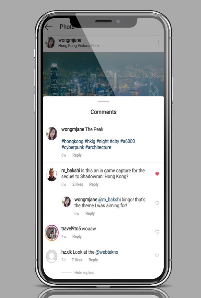 Instagram тестирует отображение разделов комментариев в виде листов, Soha, 13 ноя 2018, 18:09, O9je0tgBKKA.jpg