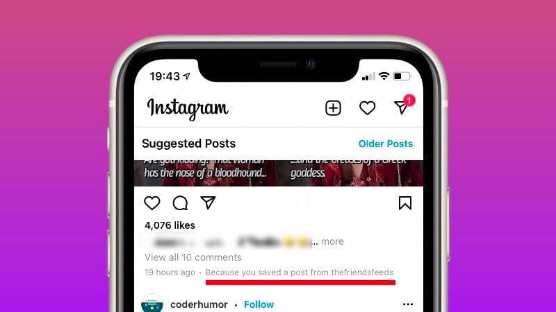 Instagram тестирует отображение причин, по которым ты можешь видеть рекомендуемые посты, Miracle, 30 мар 2021, 22:51, photo_2021-03-30_22-47-58.jpg