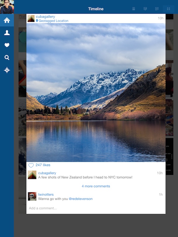 Retro – приложение для работы с Instagram на iPad, Miracle, 4 янв 2015, 10:25, retro-for-instagram.jpeg