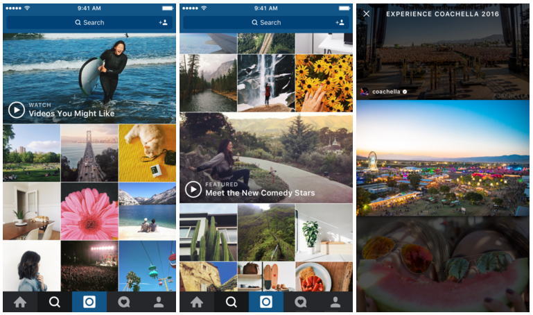 Instagram запускает персонализированную видеоленту и тематические каналы, Miracle, 15 апр 2016, 14:03, Screen-Shot-2016-04-14-at-10.10.35-AM.png