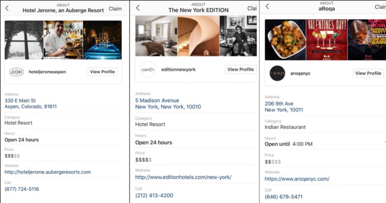 Instagram тестирует автоматические профили для местных компаний, Miracle, 4 мар 2019, 18:23, Screenshot_2.jpg