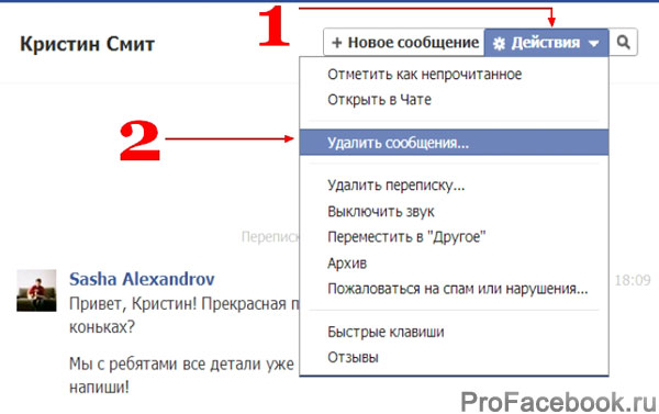 Инструкция по удалению сообщений в Facebook, Miracle, 16 июл 2014, 19:13, udalenie-soobsheniy.jpg