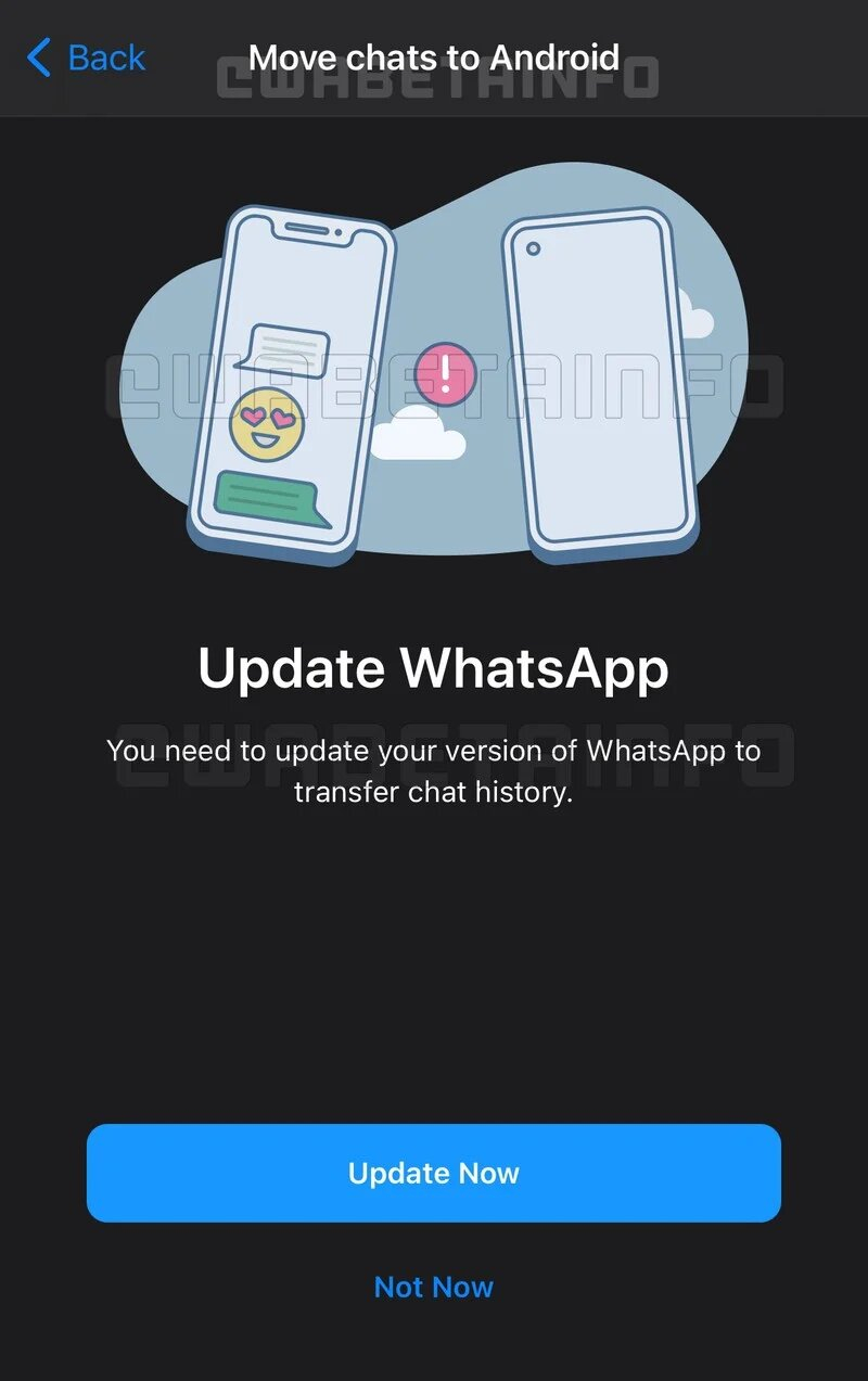 Новая функция WhatsApp позволит переносить чаты между устройствами на iOS и Android, Miracle, 6 апр 2021, 13:08, whatsapp-ios-android-chat-transfer.jpg